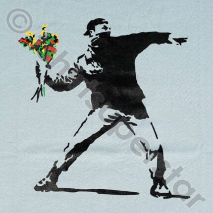 Tshirt Superstar Hooligan Throwing Flowers Tshirt