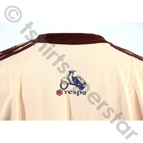 Tshirt Superstar Vespa Long Sleeved Top Tshirt Beige Square Logo