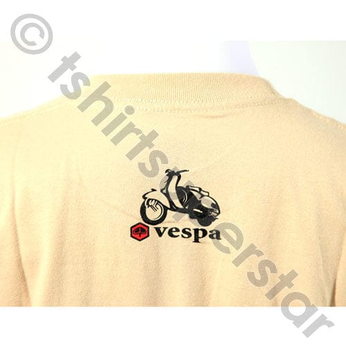 Tshirt Superstar Vespa Retro Tshirt Beige