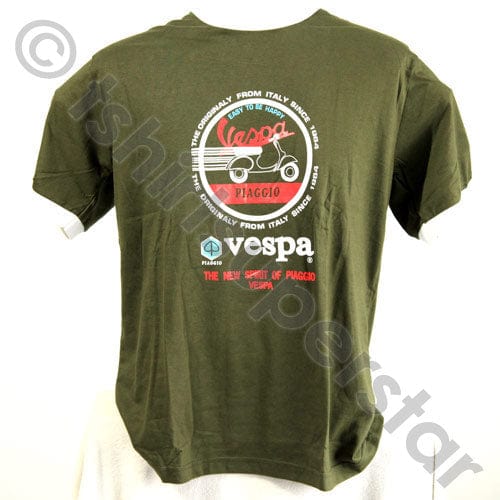 Tshirt Superstar Vespa Retro Tshirt Dark Green