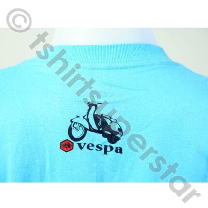 Tshirt Superstar Vespa Retro Tshirt Light Blue