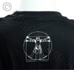 Tshirt Superstar Vitruvian Man - Leonardo Da Vinci Starship Trooper Starwars Tshirt