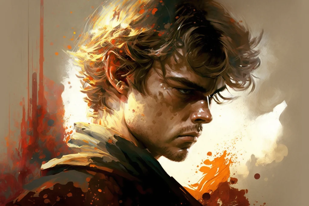 the illustration of anakin skywalker