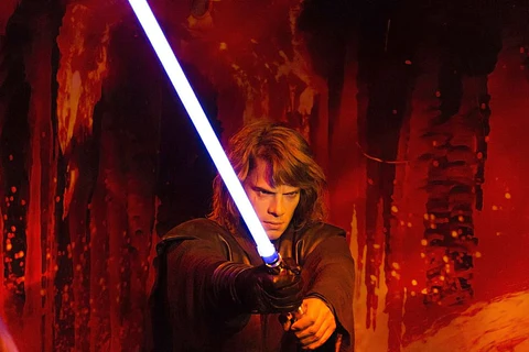 anakin skywalker with a sword