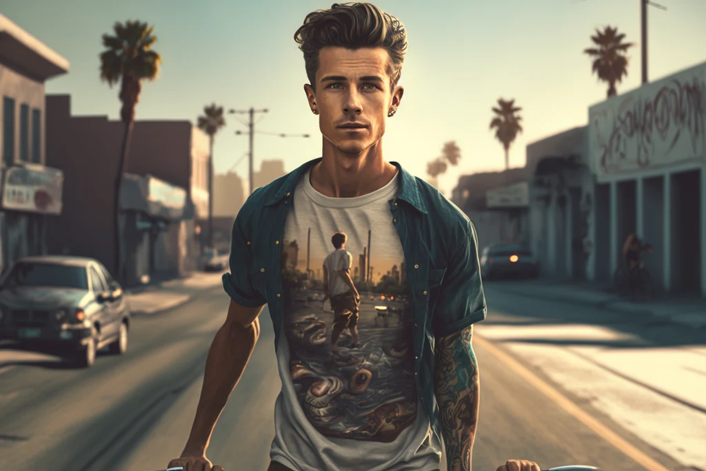 a young man in los angeles