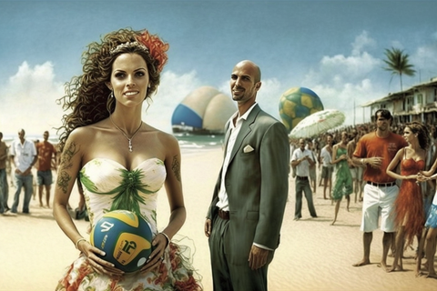 brazilian beach wedding