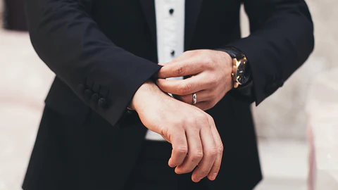 a man wearing a suit