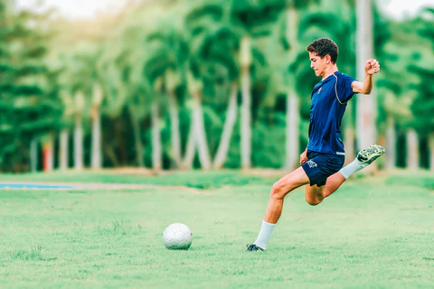 the football player on the field