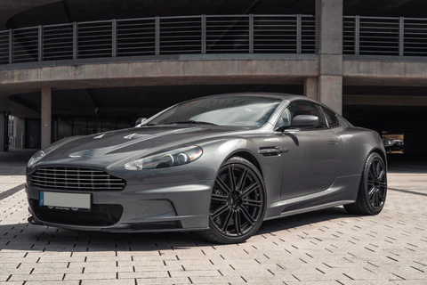 grey aston martin