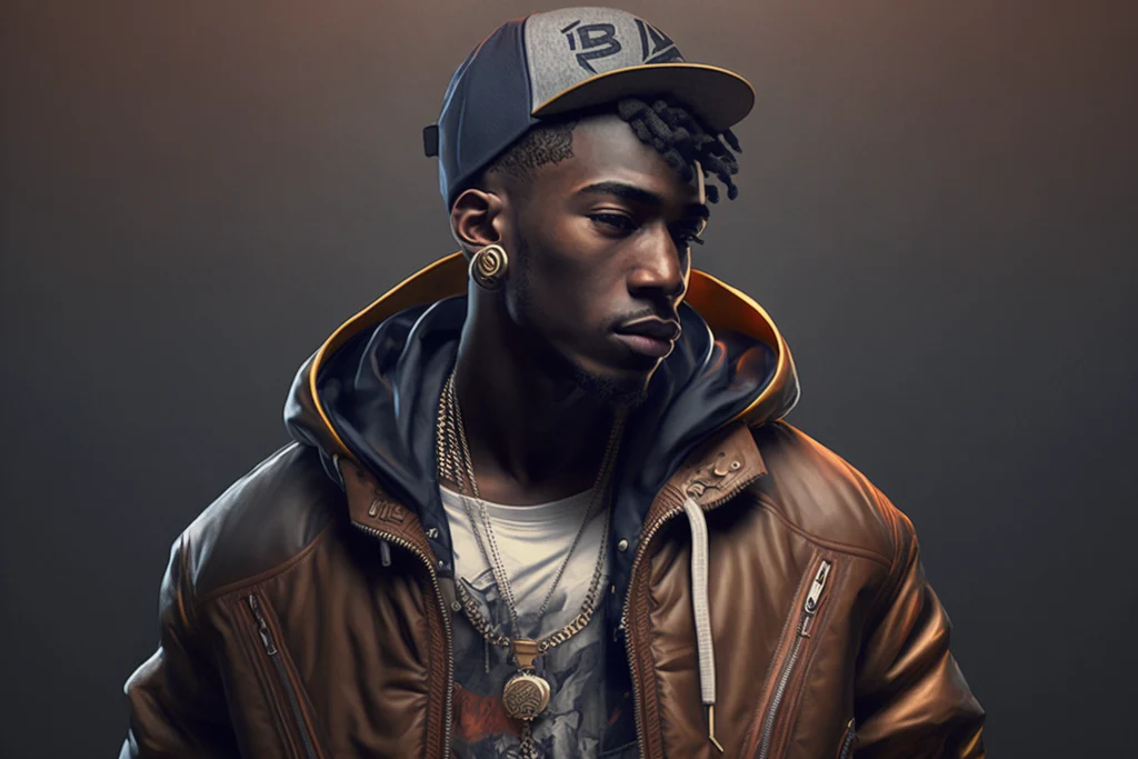 a man in hip-hop attire