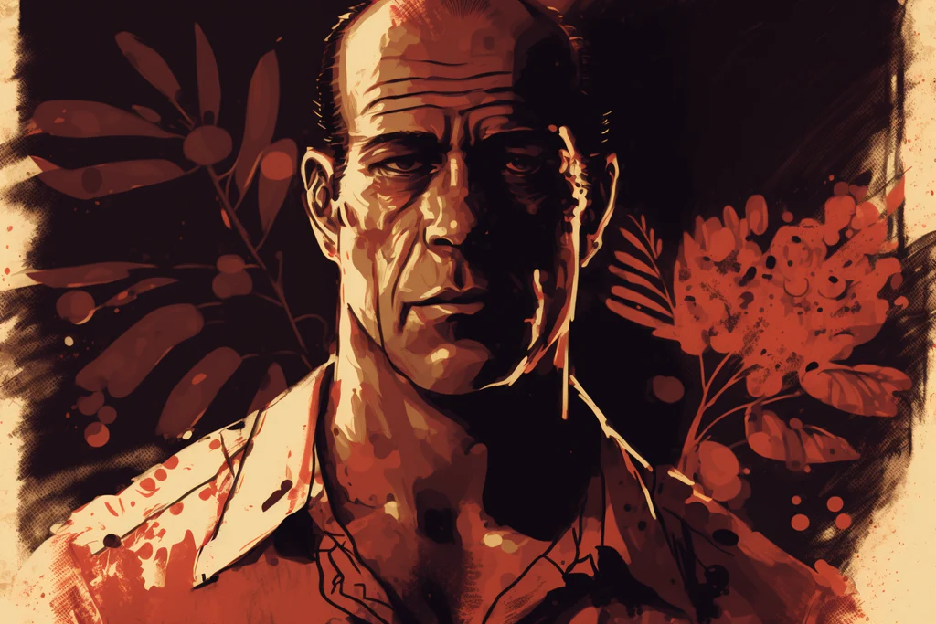 illustration of john mcclane