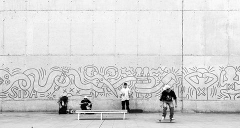 keith haring's art in the street