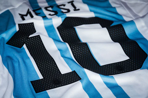 messi's football jersey