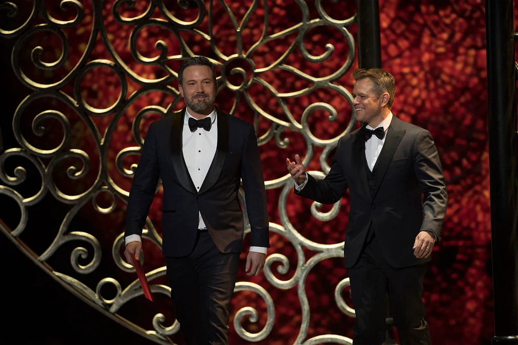 ben affleck and matt damon at oscar's ceremony