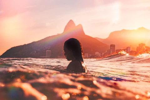 a woman in rio de janeiro