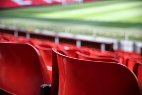 the red chairs from anfield's stadium