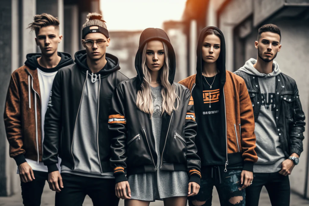 young people in streetwear