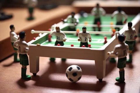 the figures from table soccer