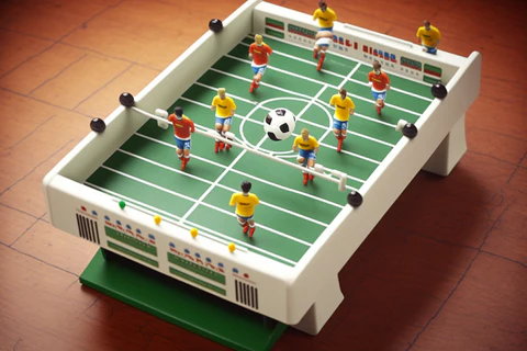 the table football 