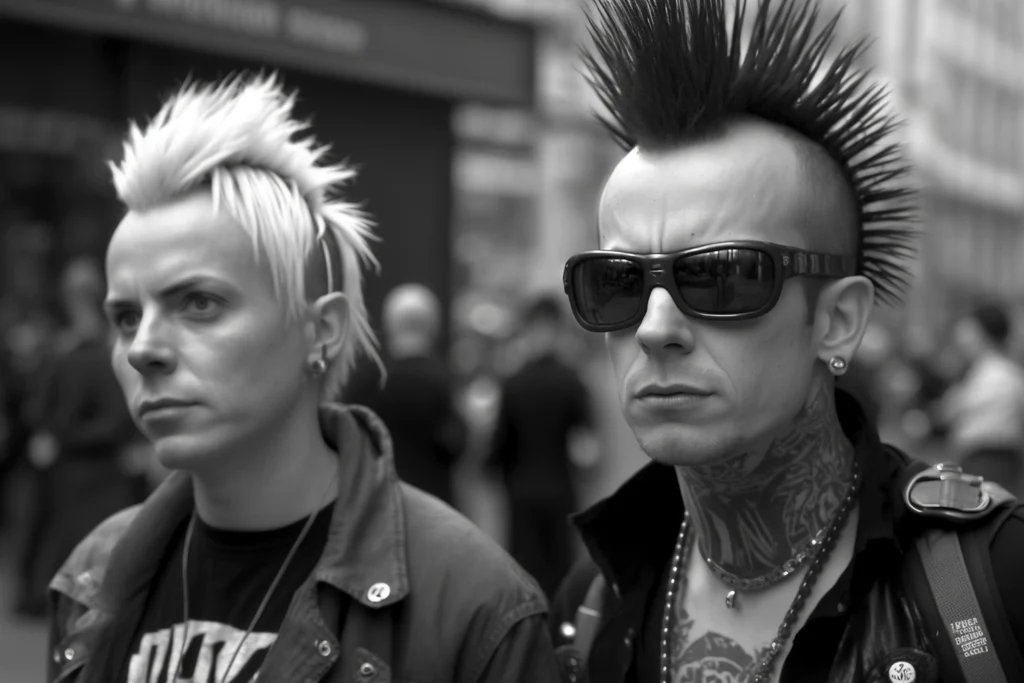two punks in the street