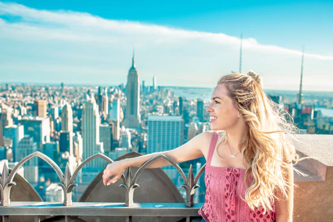 a woman in new-york city
