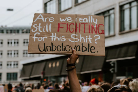 the women's protest