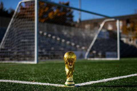 fifa world cup in the stadium