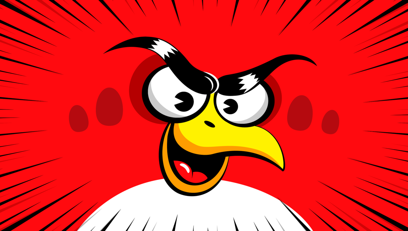 red angry bird