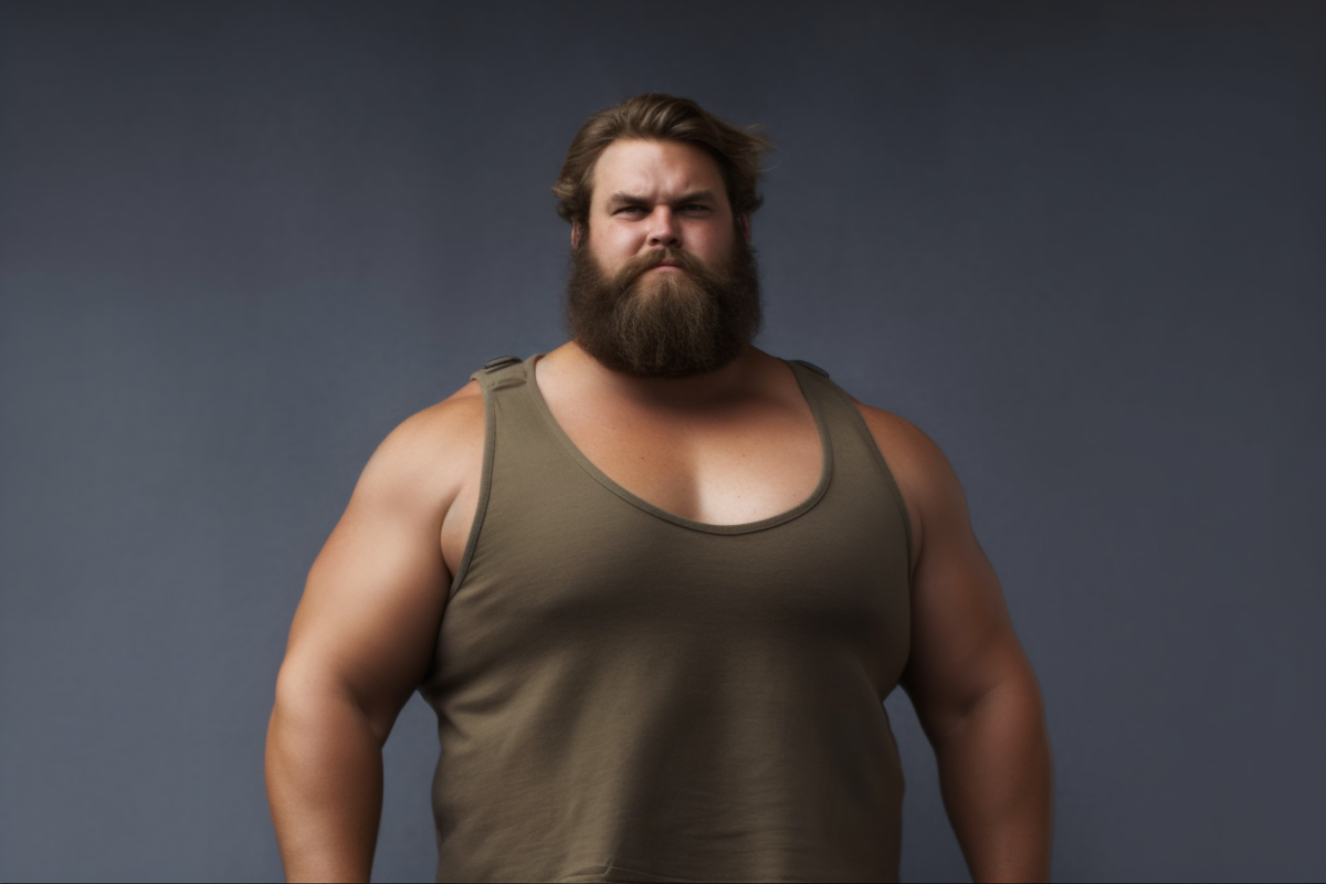 man with a dad bod