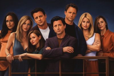 iconic cast of 'friends'