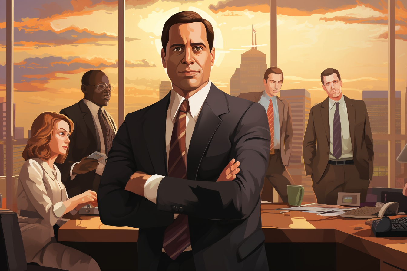 'the office us' illustration