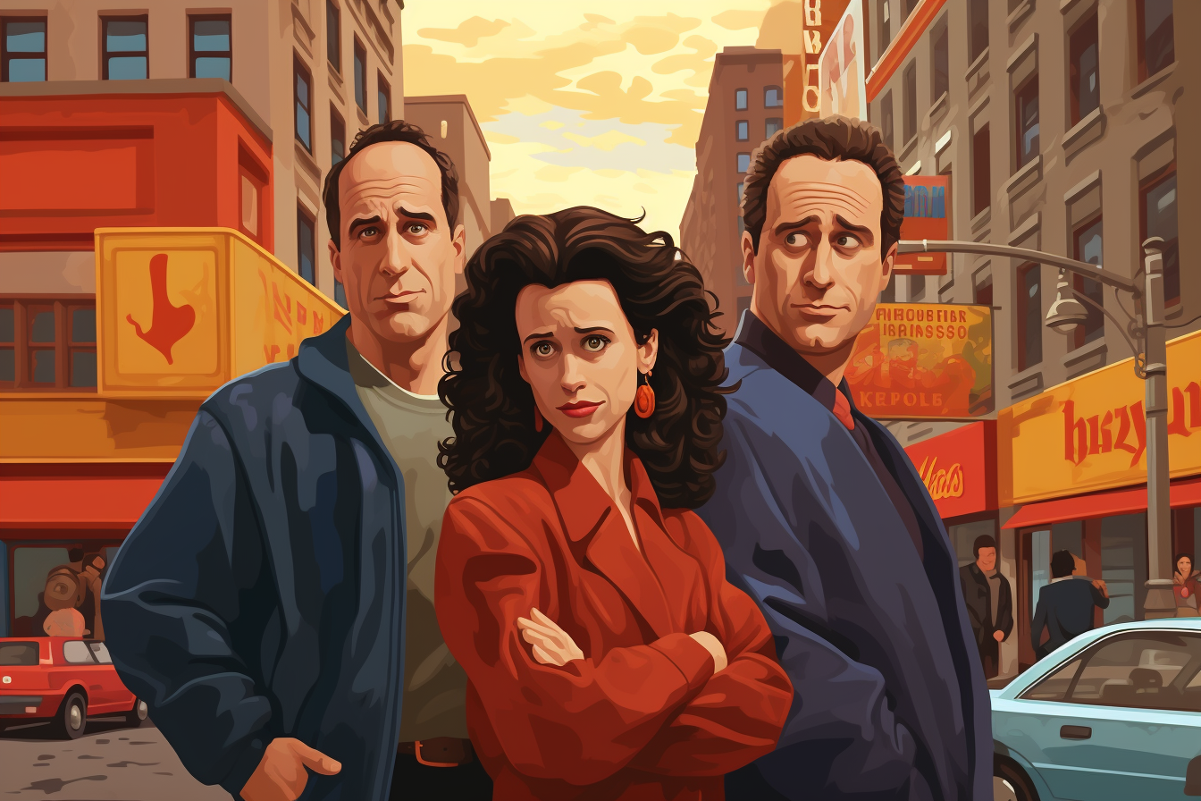 illustration of 'seinfeld'