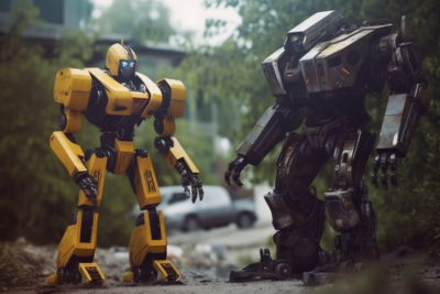 two transformer robots 